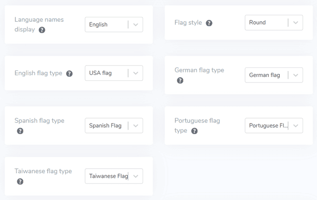 Imposta il design dei flag: come impostare un cambio di lingua su un sito Web multilingue Laravel