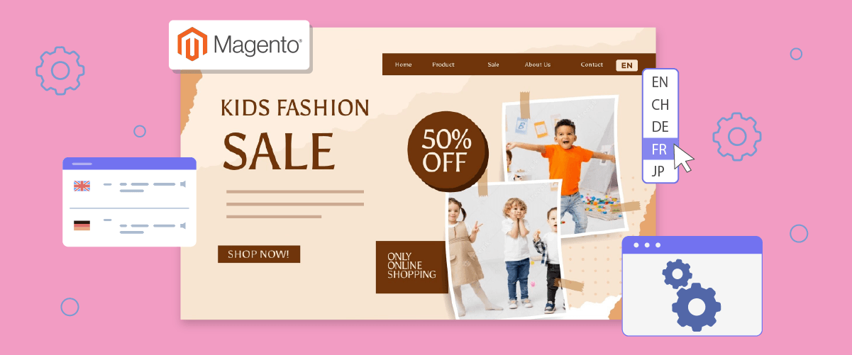 Cara mengatur pengalih bahasa di Magento