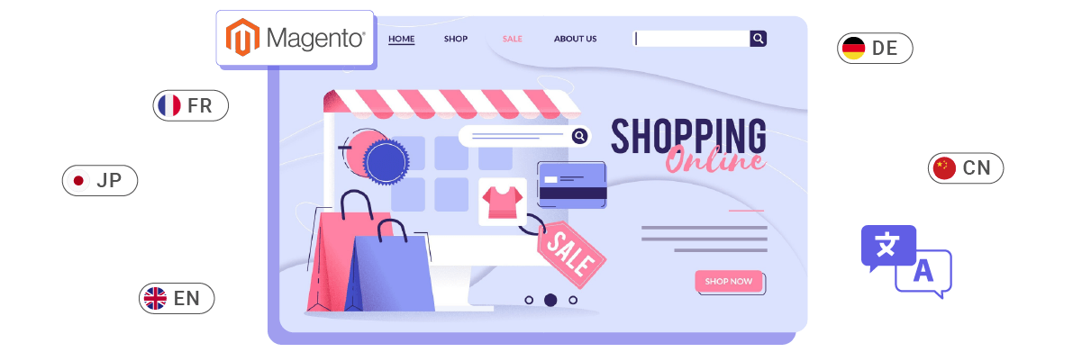 Як налаштувати перемикач мов на Magento