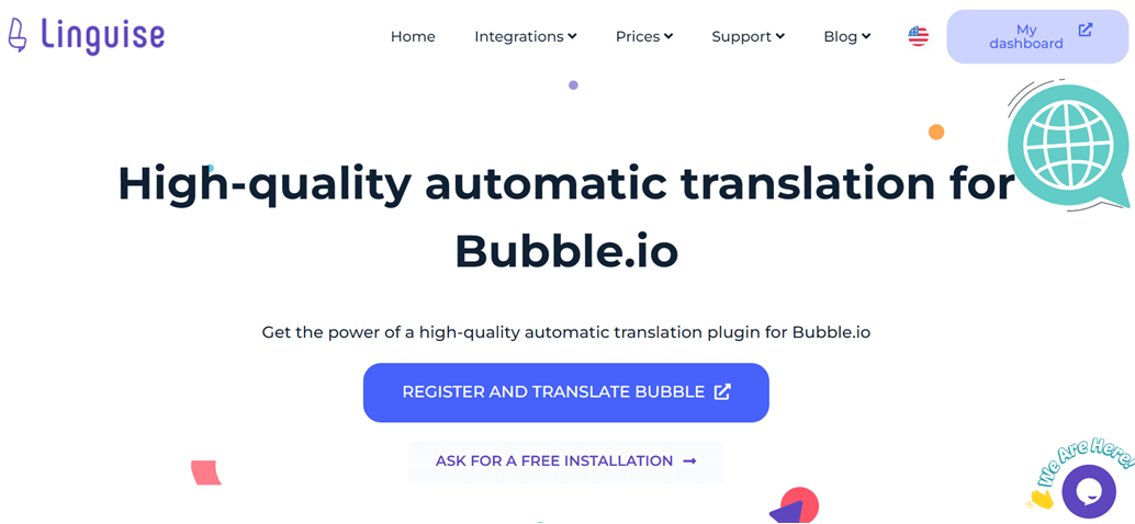 Як налаштувати перемикач мов на Bubble.io