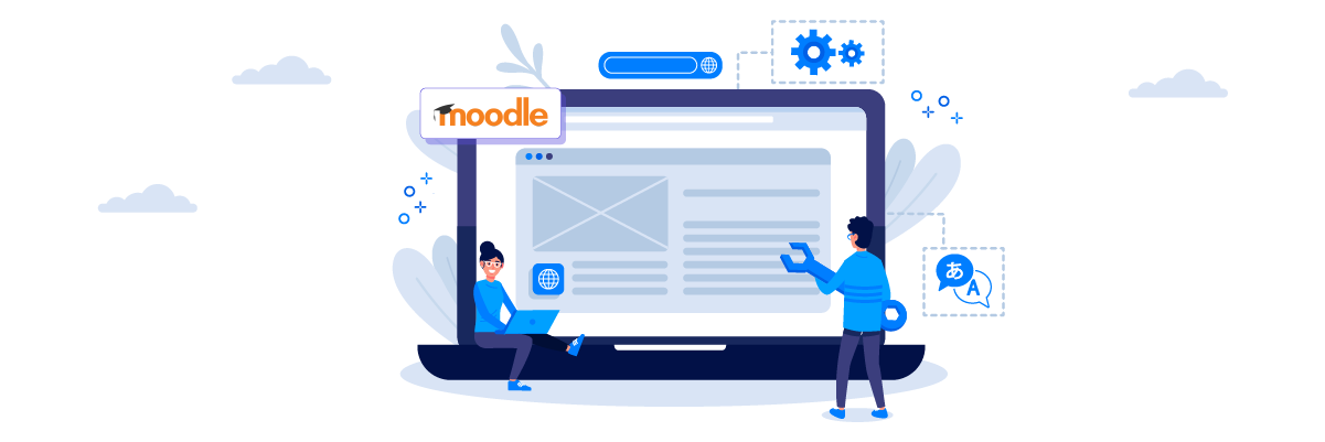 Como configurar um alternador de idioma no Moodle