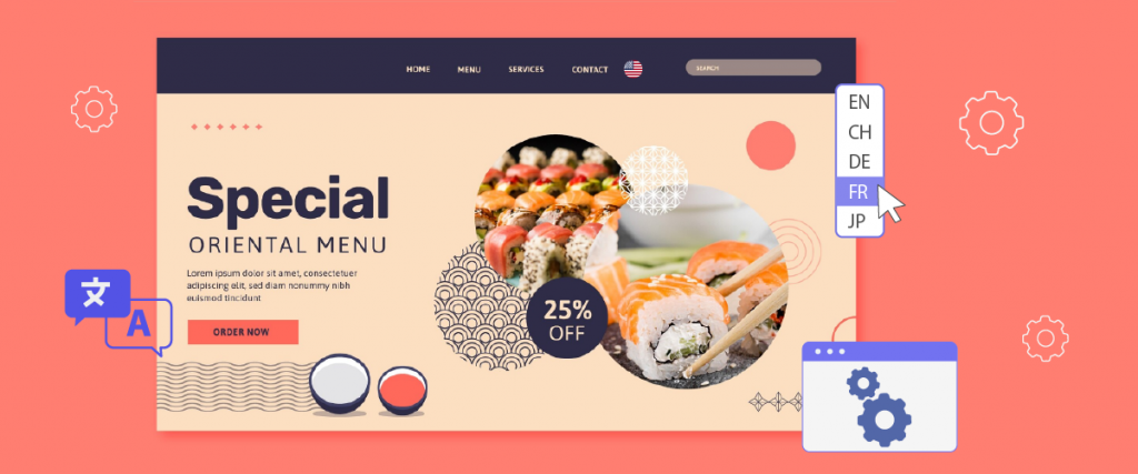 Pourquoi les restaurants ont besoin de sites Web bilingues