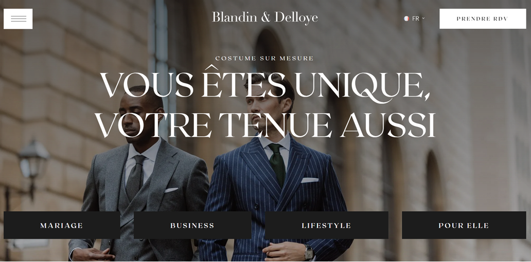 Os 25 principais designs de sites de moda para inspiração