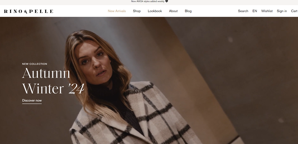 Top 25 des designs de sites Web de mode pour l&#39;inspiration