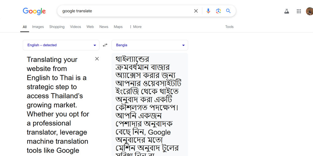Як перекласти ваш веб-сайт з англійської на бенгальський переклад