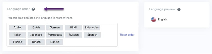 Linguise plugin update: Reorder languages with drag and drop