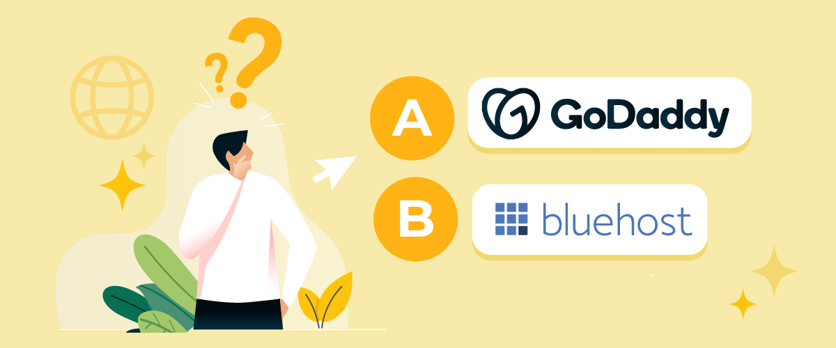 GoDaddy vs. Bluehost: أيهما أفضل لدعم لغات متعددة؟